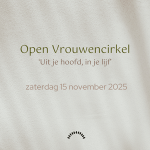 Open vrouwencirkel november