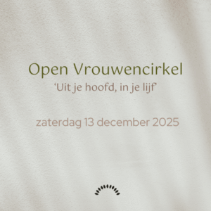 Open vrouwencirkel december